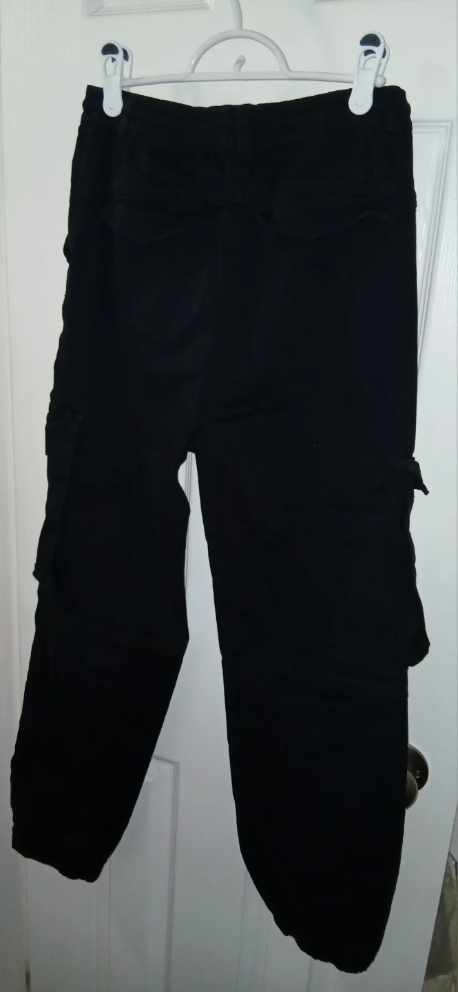 Refuge Black Cargo Pants - Size Small - photo 4