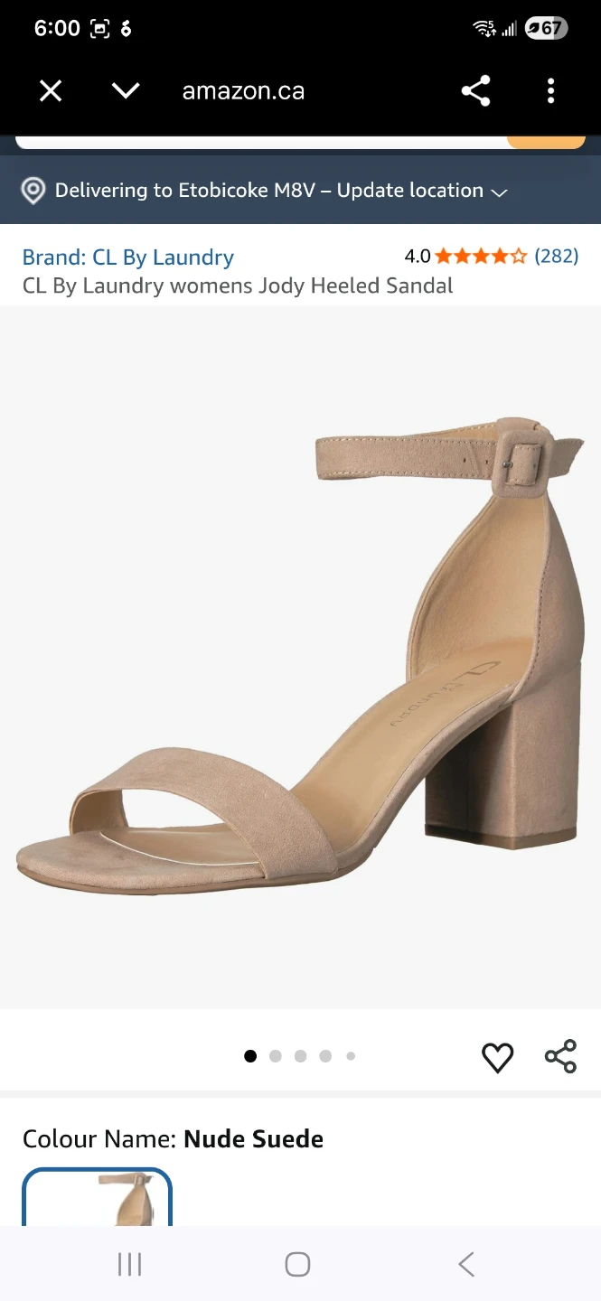 Brand new CL By Laundry Womens Jody Heeled Sandals
