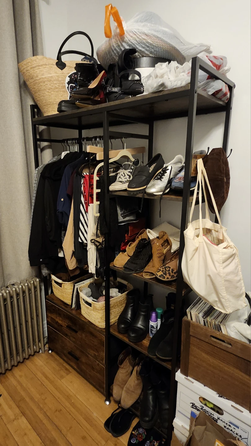 Clothing Rack with Drawers - photo 2