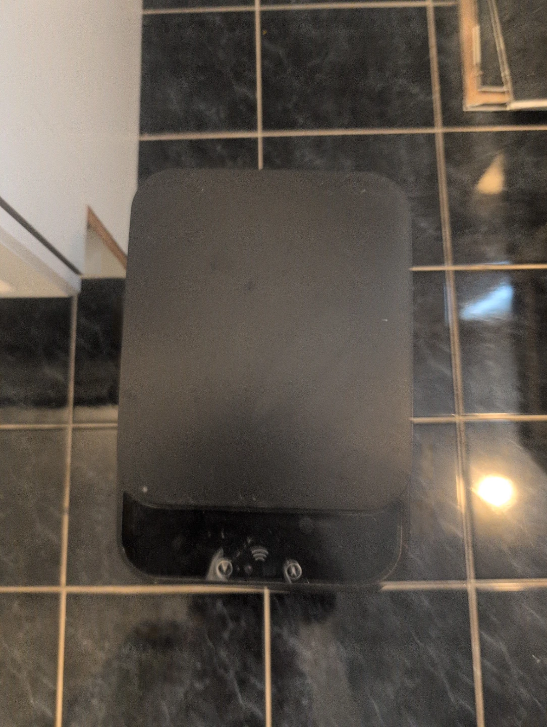 Black Automatic Motion Sensor Trash Can set of 3 - photo 2