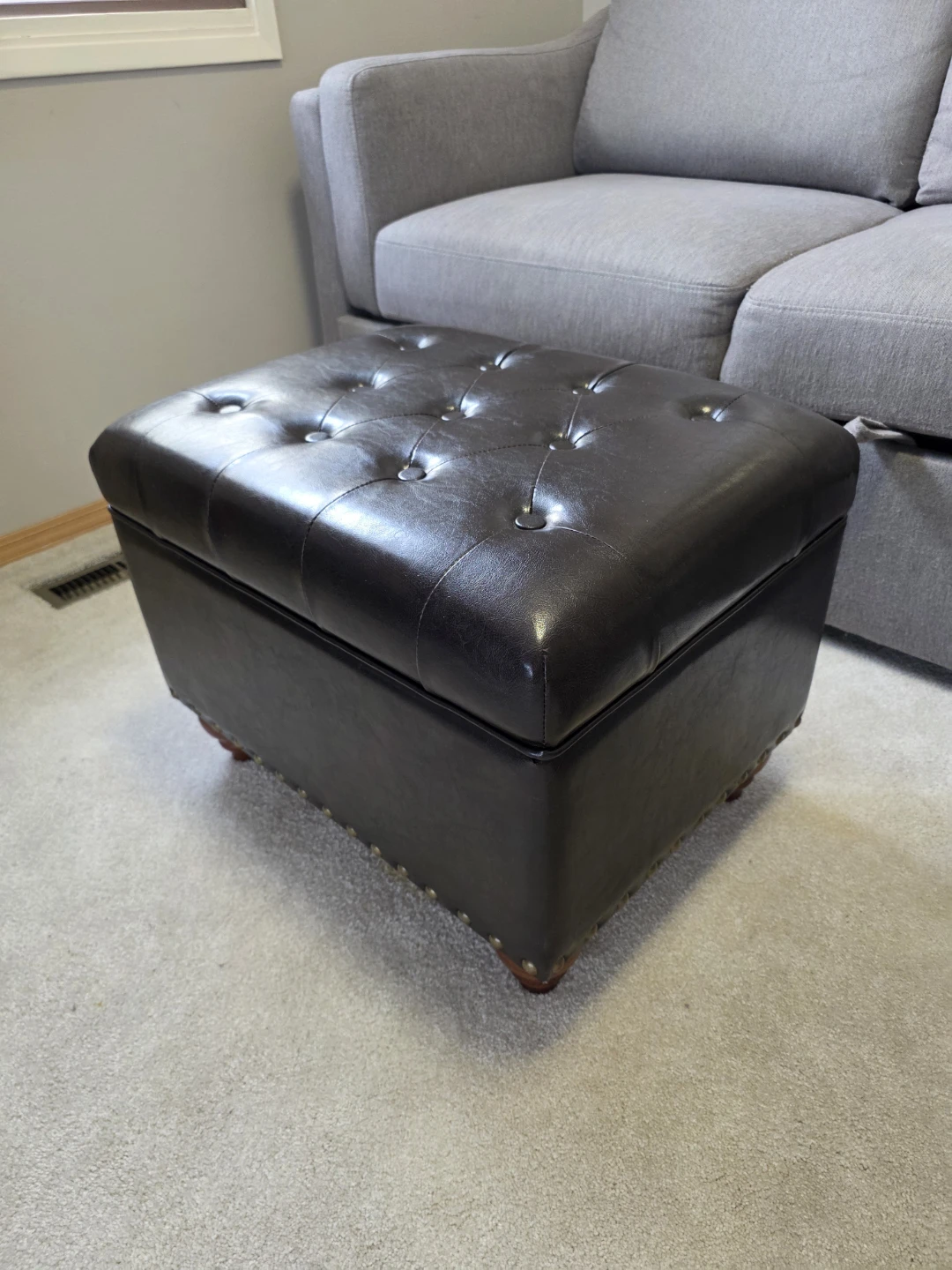 Storage Ottoman Footrest