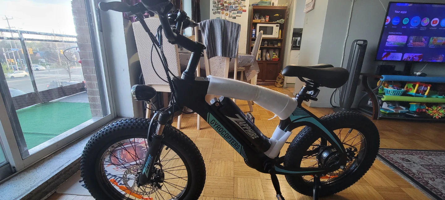 GYROCOPTERS ZAPPHIRE Fat Tire Electric Bike - photo 2