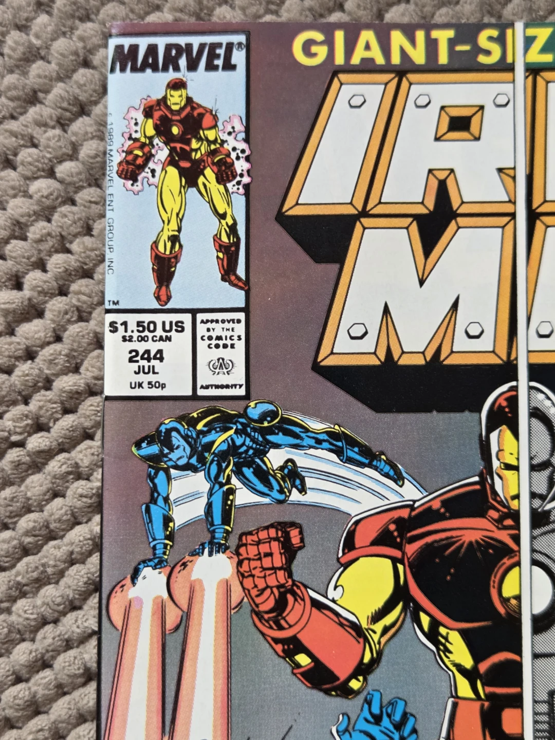 Marvel Giant-Sized Special Iron Man #244 Comic Book - photo 2