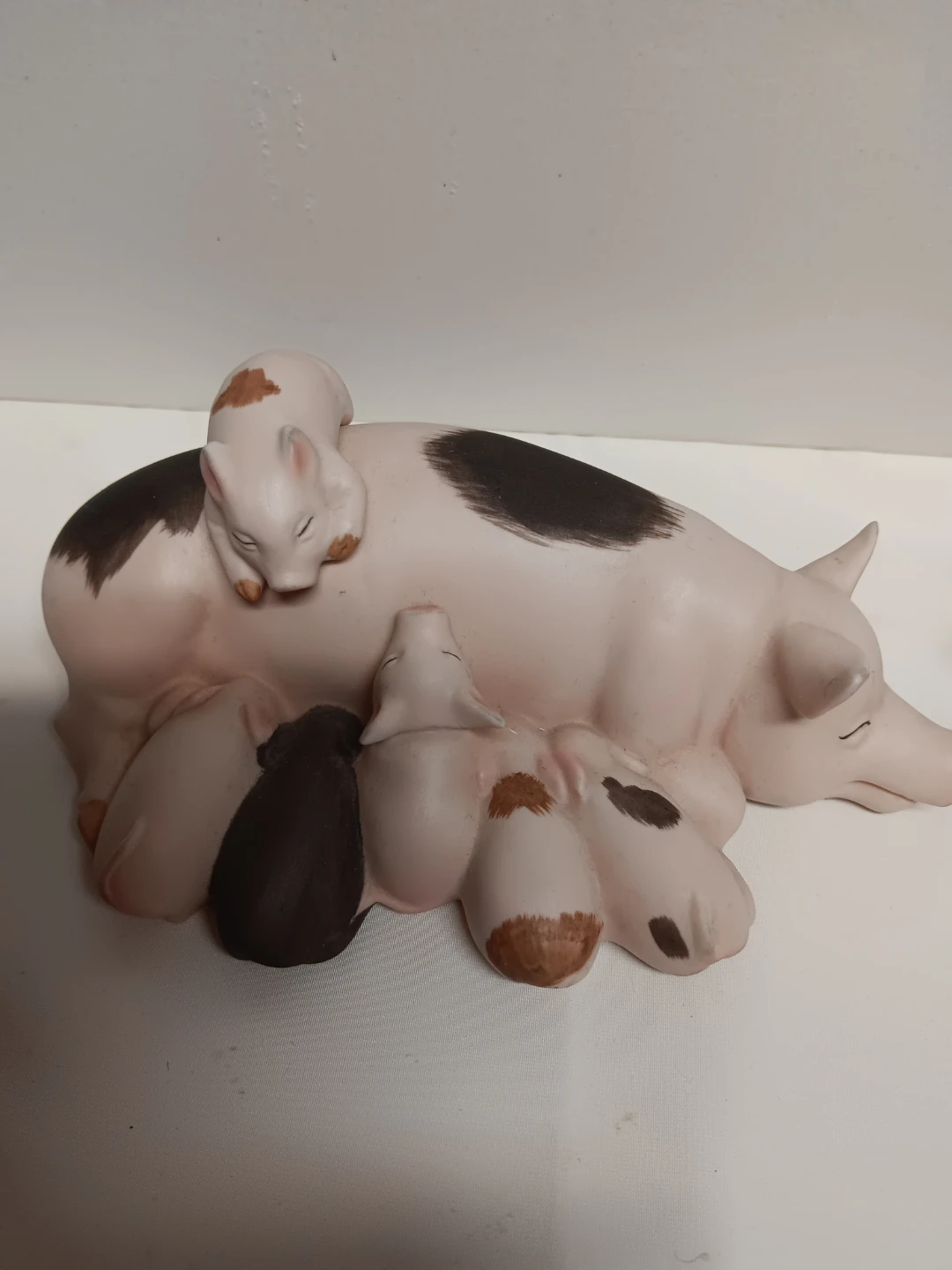 Set of 5 Ceramic Pig Figurines - photo 2