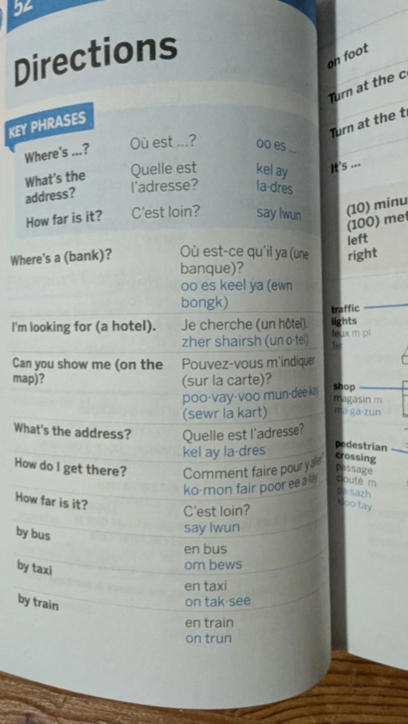 Lonely Planet French Phrasebook & Dictionary - photo 3