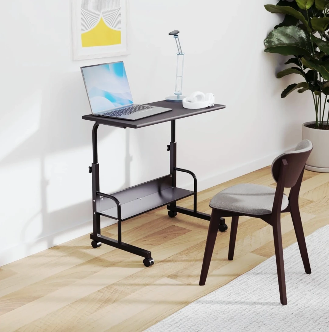 Adjustable Height Rolling Laptop Desk - photo 3