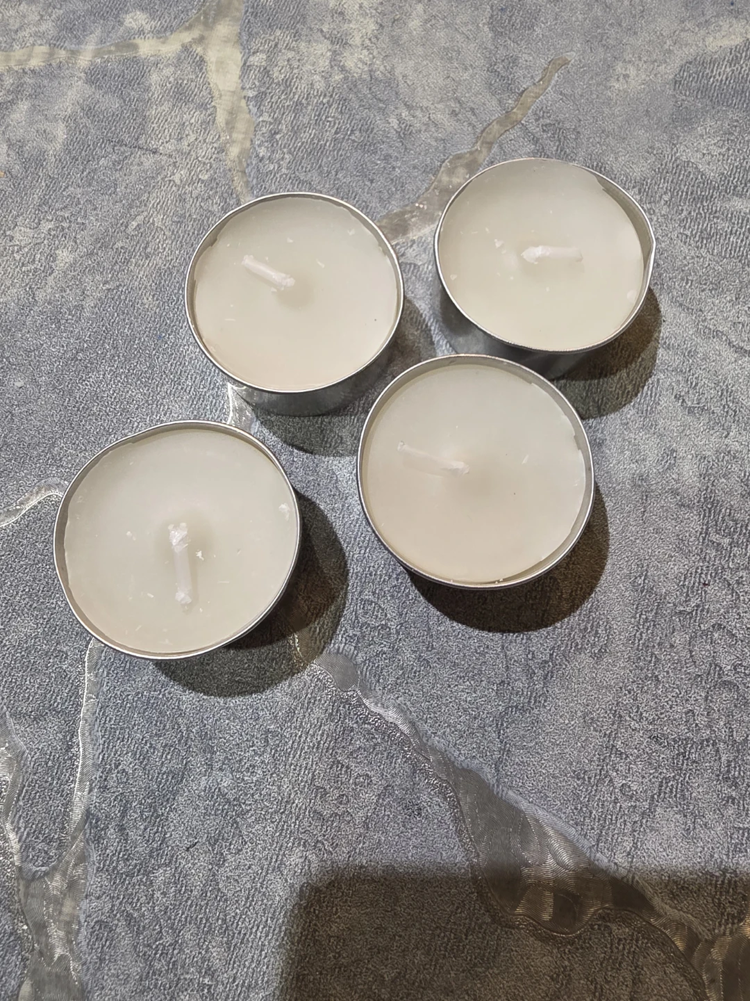 4 UNSCENTED TEA LIGHT CANDLE