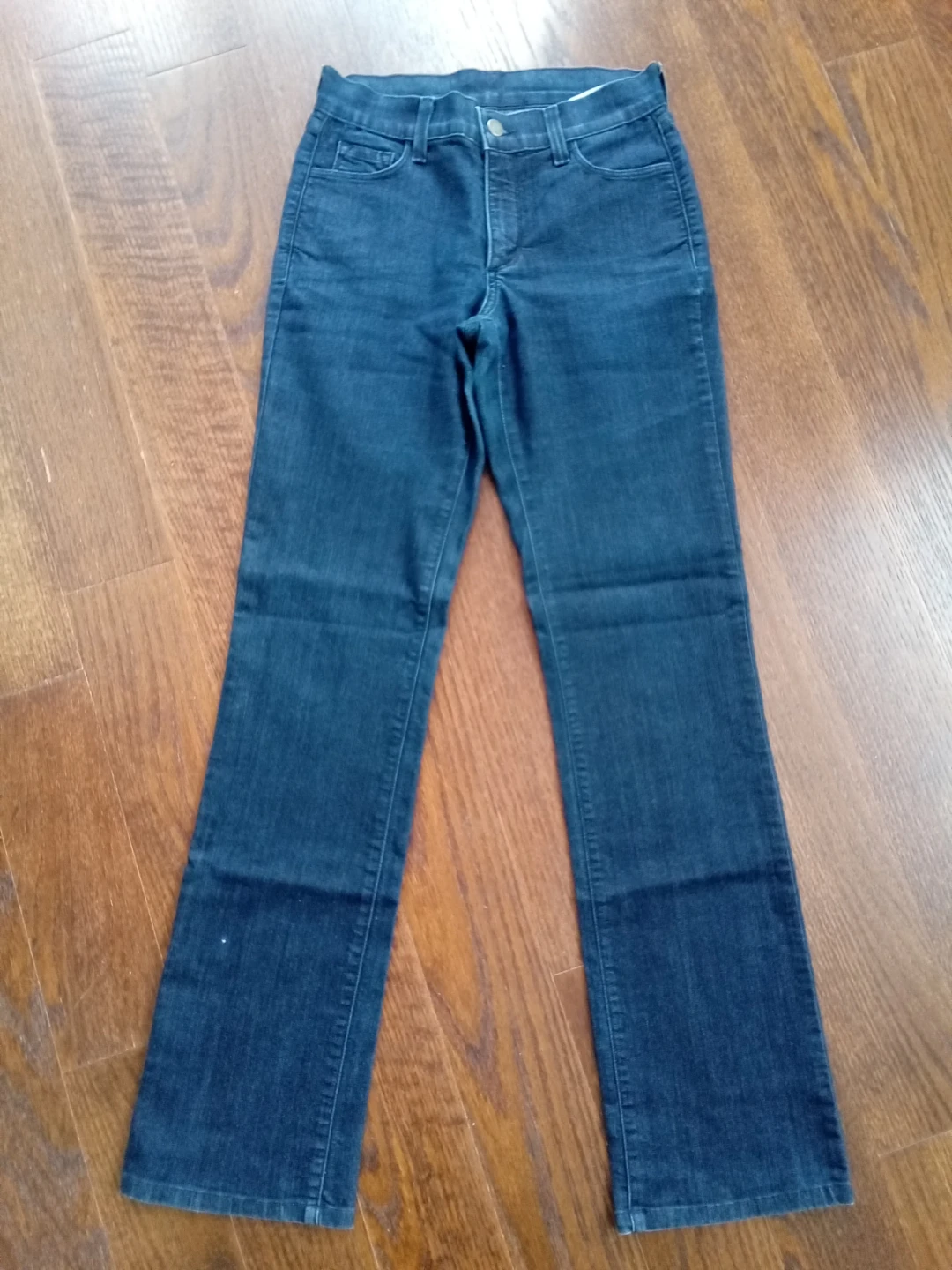 NYDJ Jeans Women's Size 8 Bootcut Embellished Dark Wash