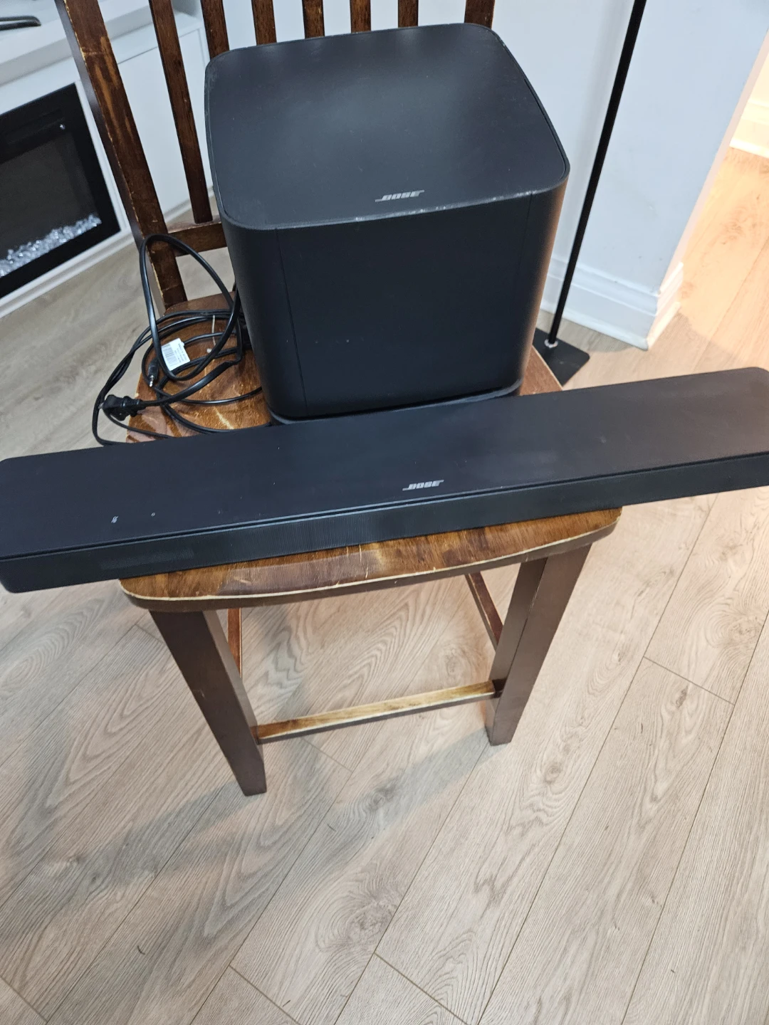 Bose Soundbar and Subwoofer