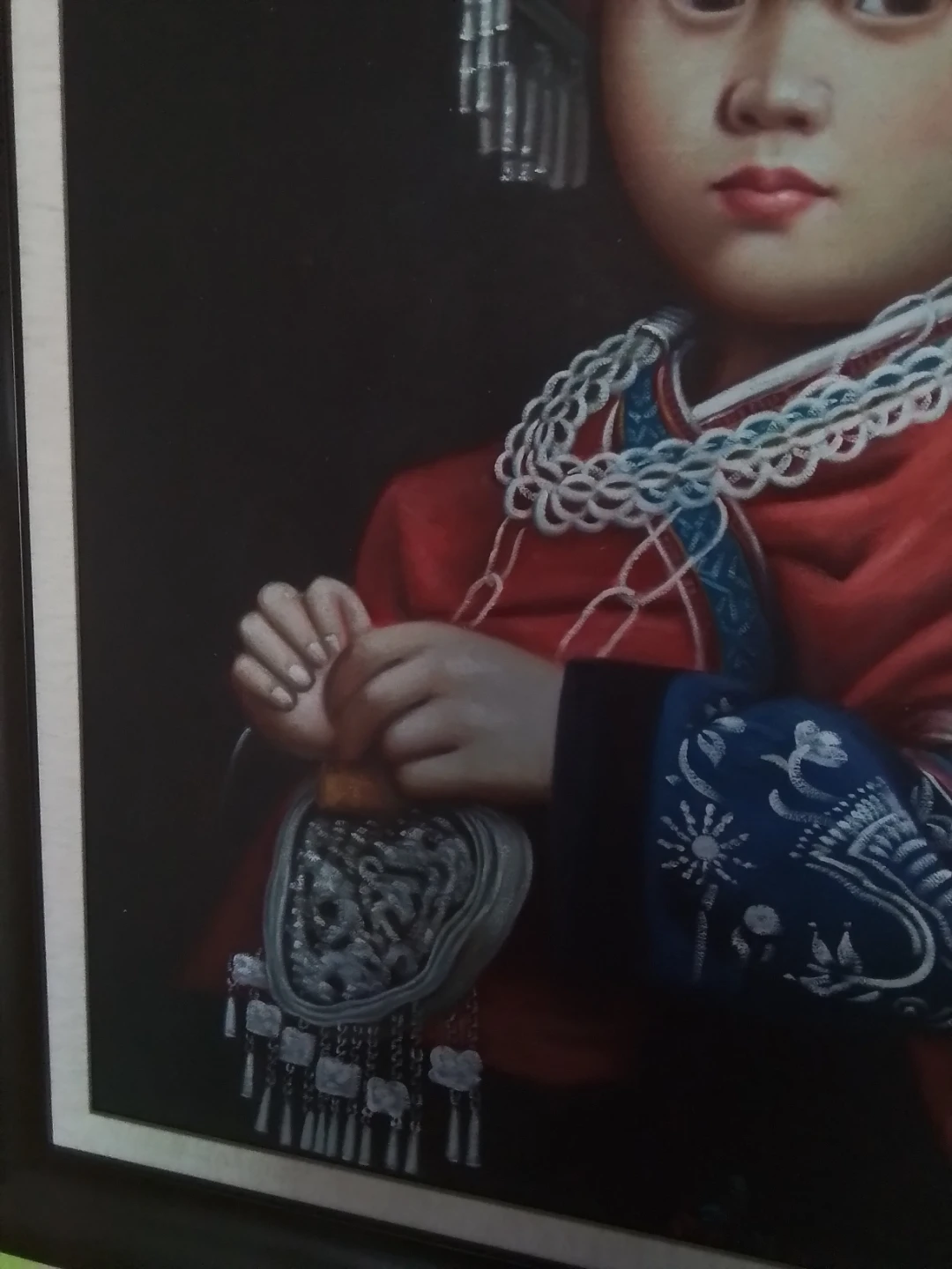 Portrait of a Young Miao Child in Festive Regalia - photo 3