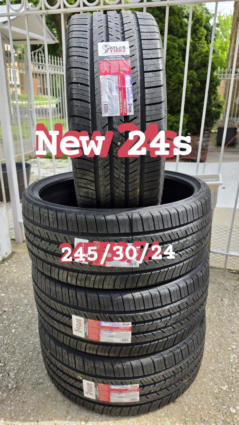 New 24 inch tires 245/30/24 245-30-24 245/30R24