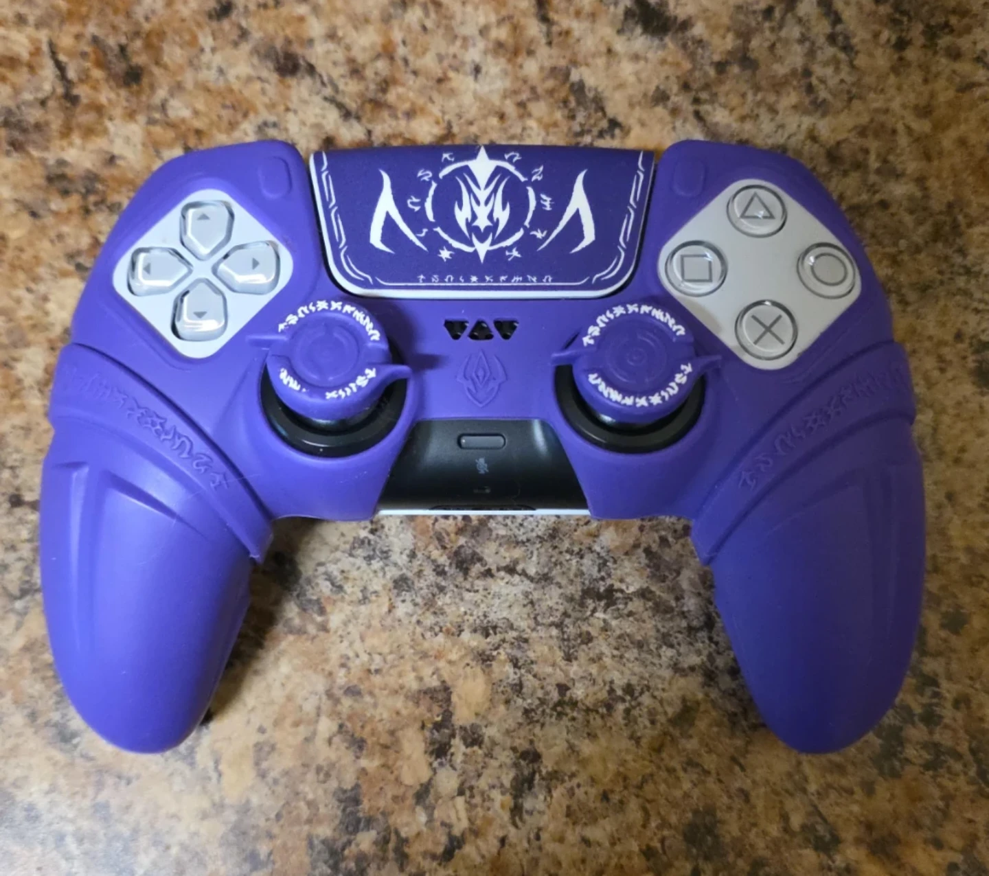 Purple Sony DualSense Controller with Custom Design