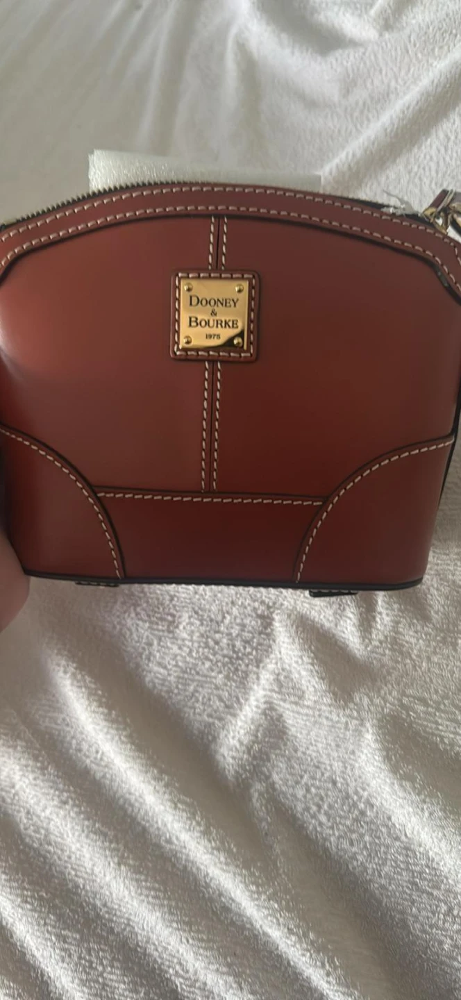 Dooney & Bourke Brown Leather Crossbody Bag