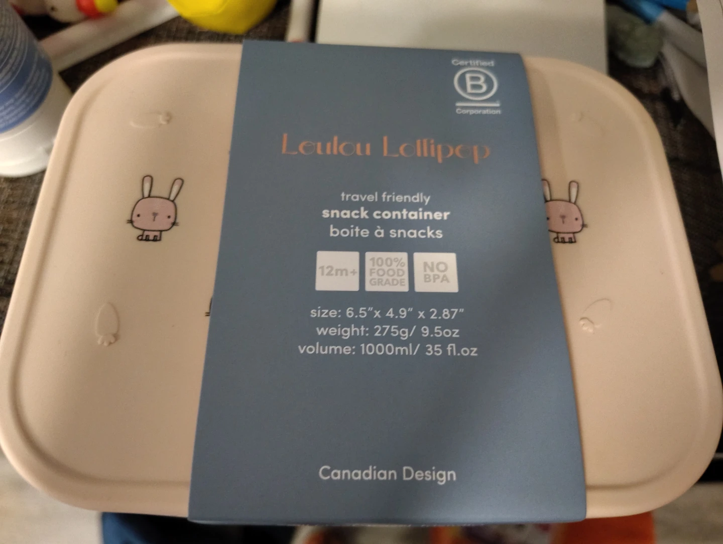 Brand 🆕 Loulou Lollipop Snack Container