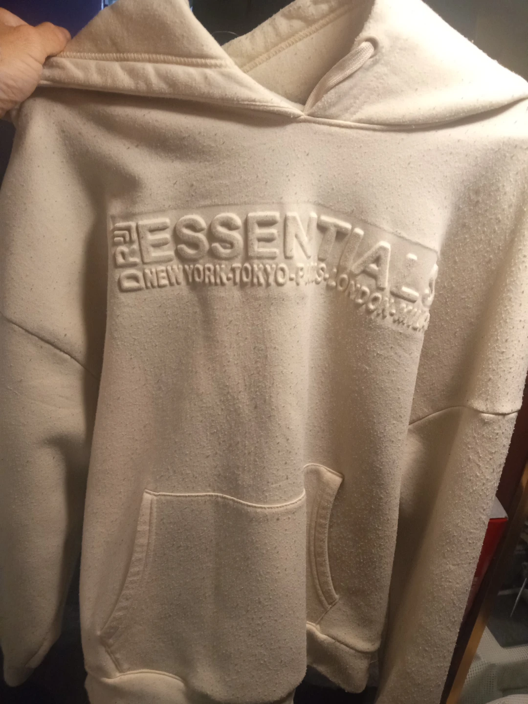 ESSENTIALS Cream Hoodie