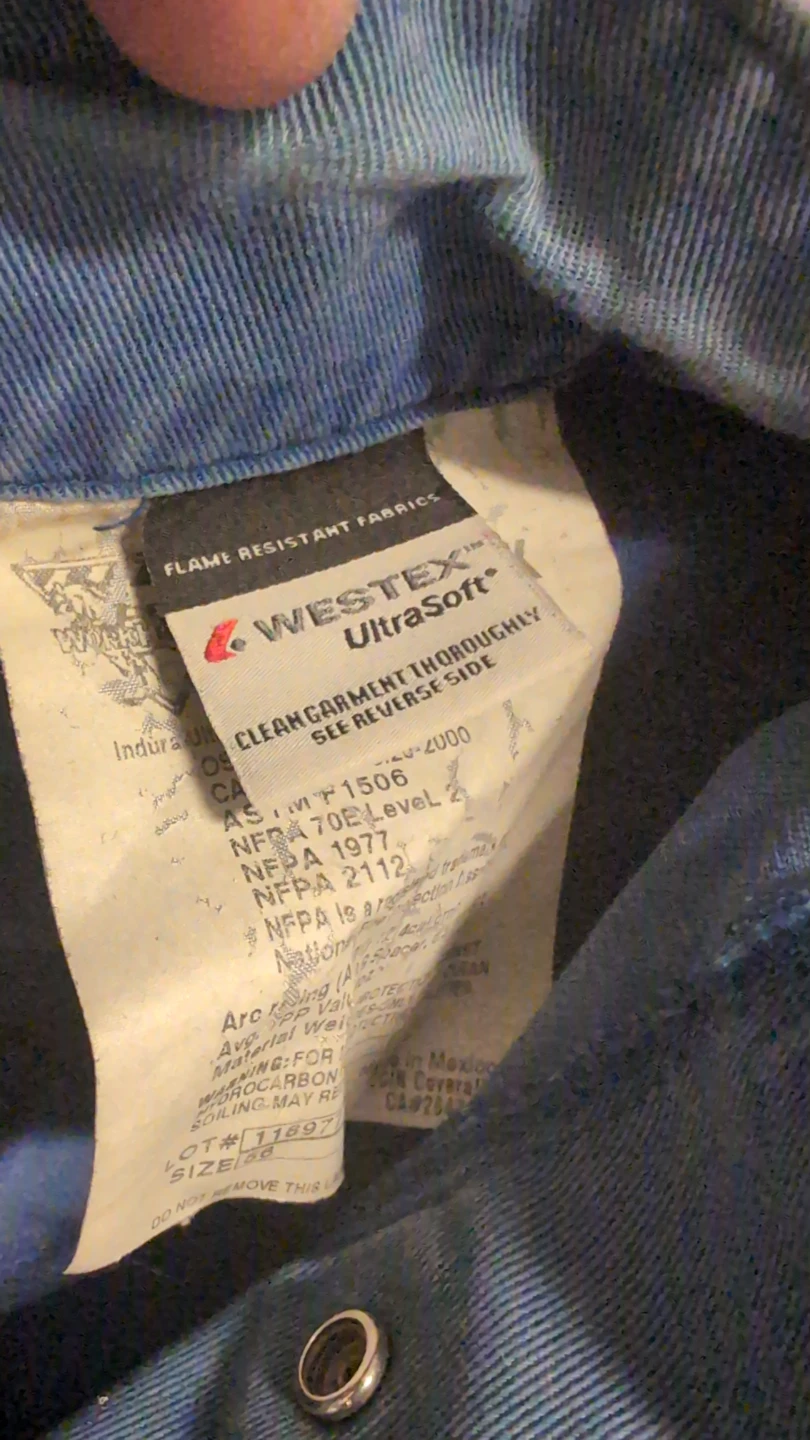 McCordick Westex Ultrasoft Flame Resistant Coveralls Size 38 - photo 2