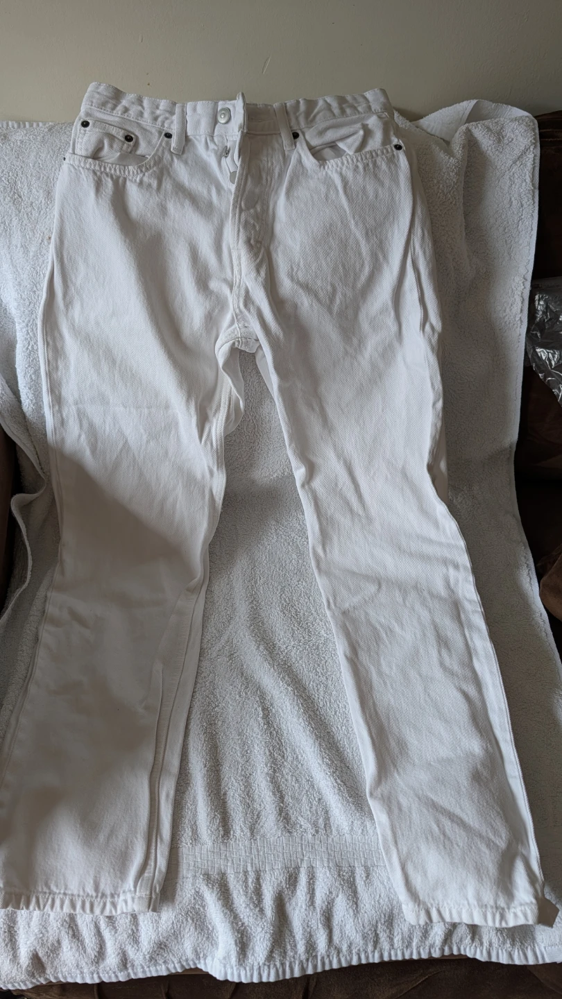 White Denim Jeans - photo 2