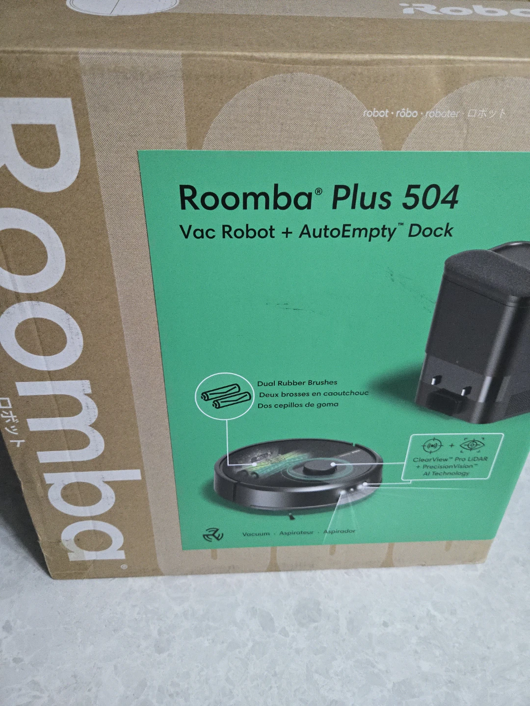 [Price Drop]Roomba Plus 504 Vac Robot + AutoEmpty Dock - photo 4