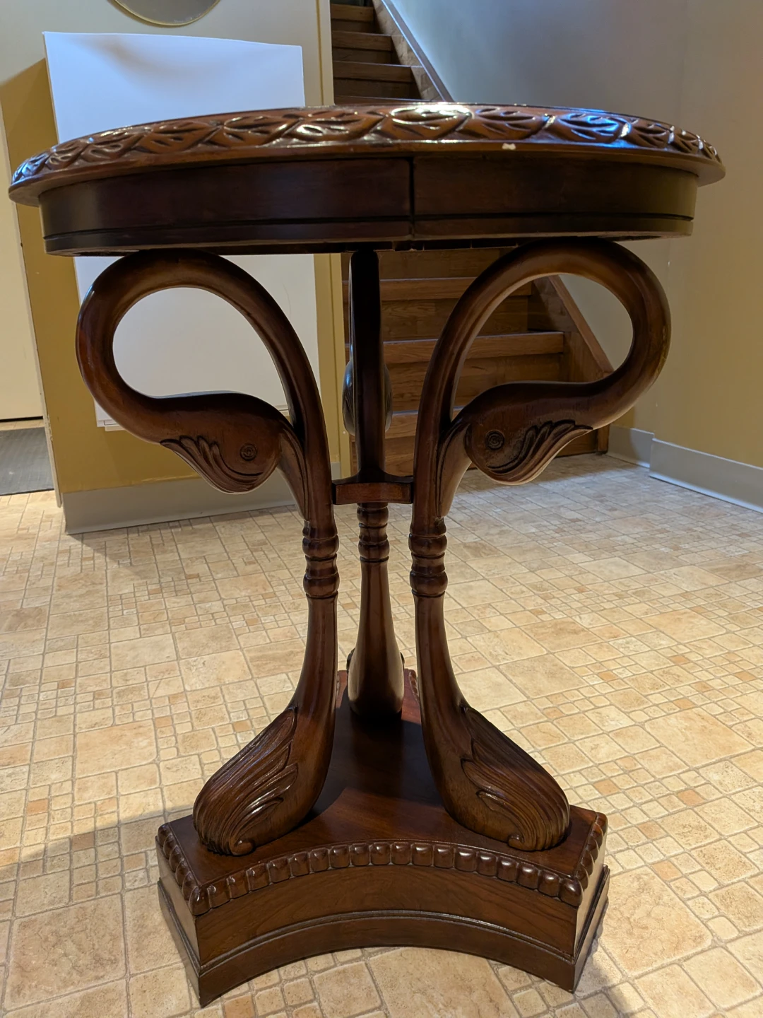 Vintage Decorative Pedestal Side Table - photo 2