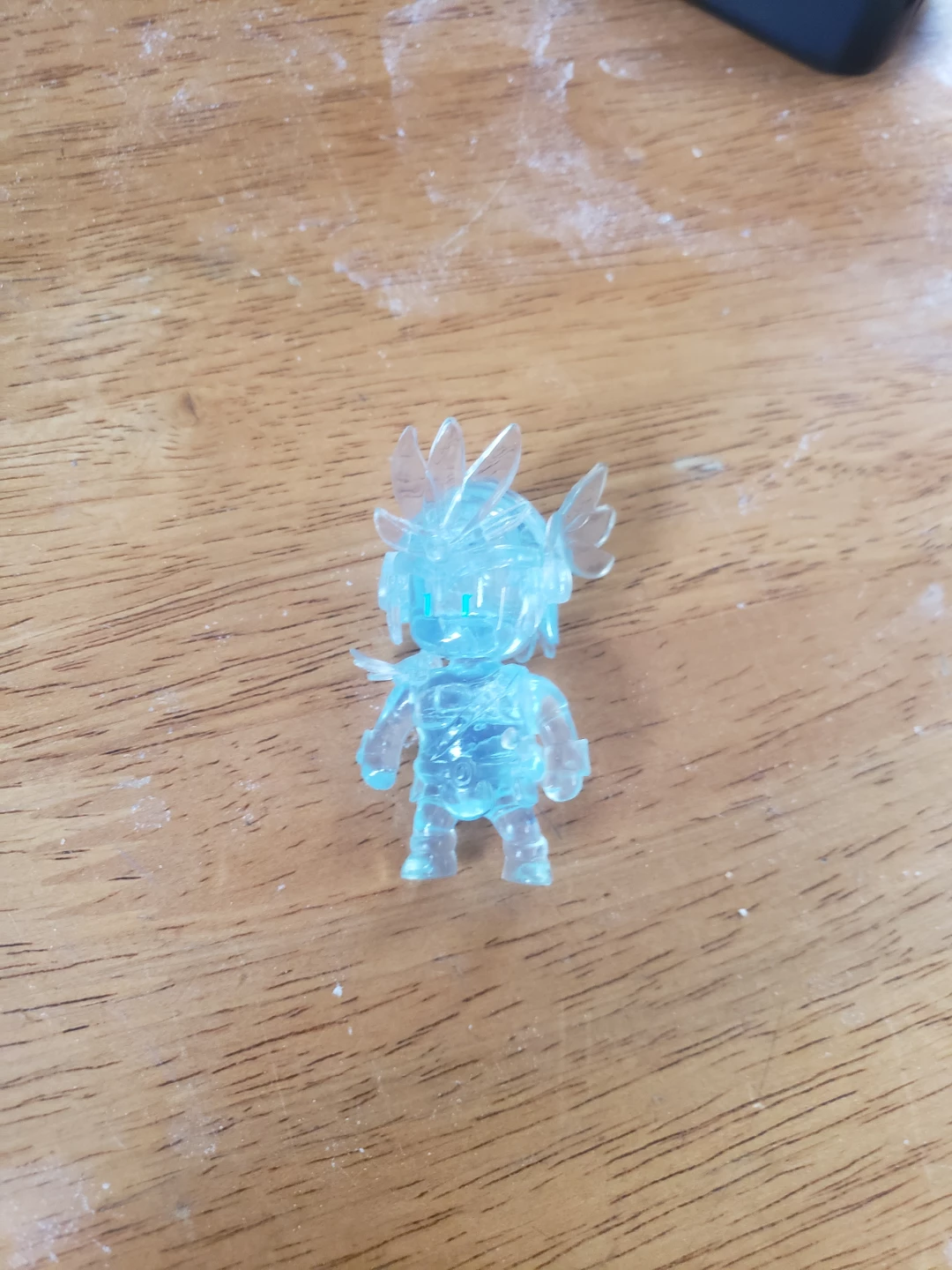 Translucent Blue Figure