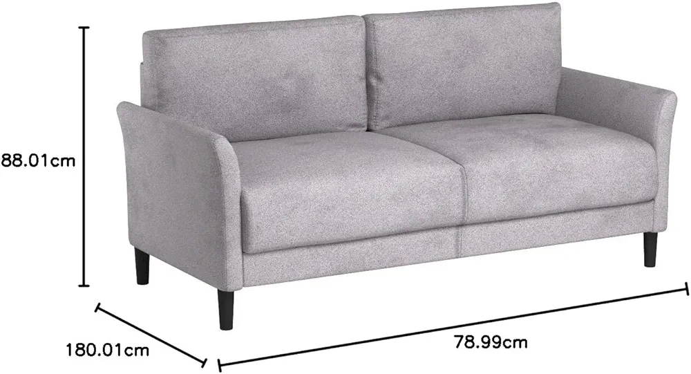 Zinus Classic Upholstered 3-seat Sofa/Living Room Couch - photo 4
