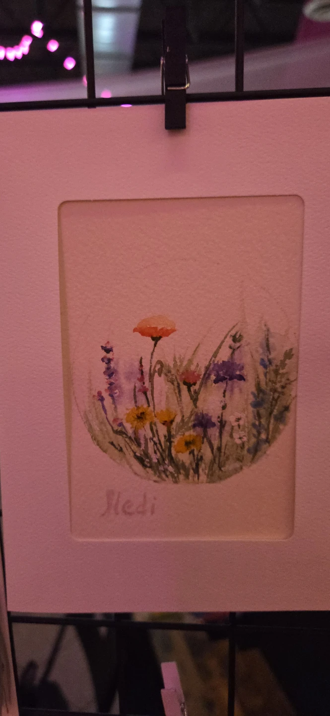 Set of 4 Watercolour Art Prints cards - photo 4