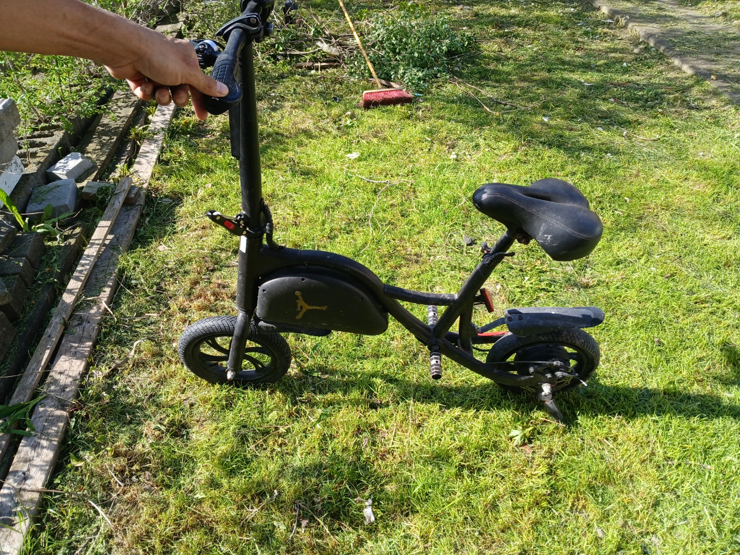 Black Folding Electric Scooter