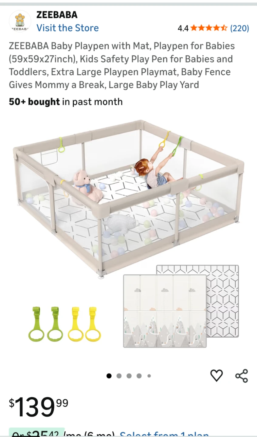 Grey Baby Playpen - photo 5