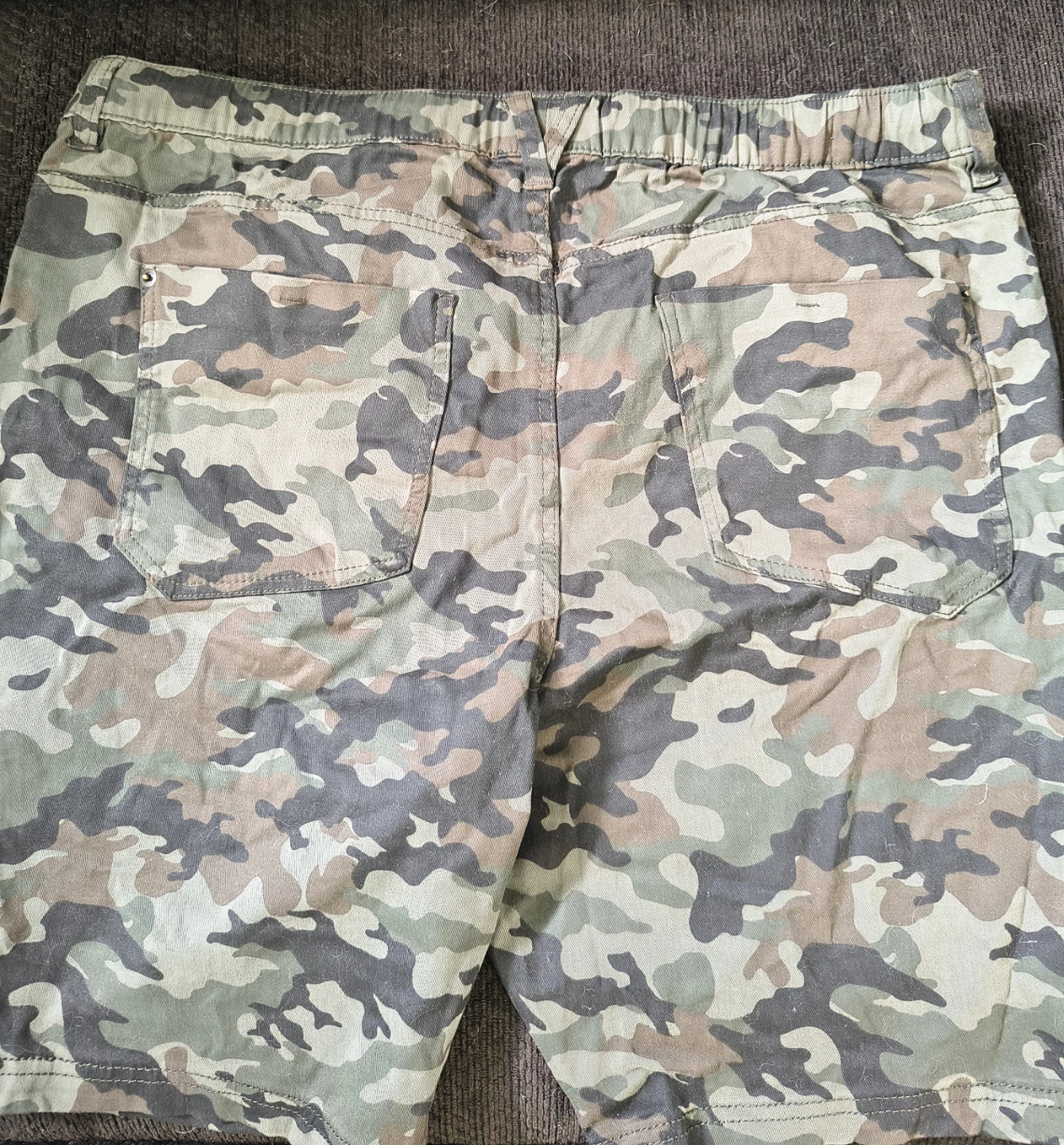 Jeanologia Camo Moto Shorts Size 38 - photo 2