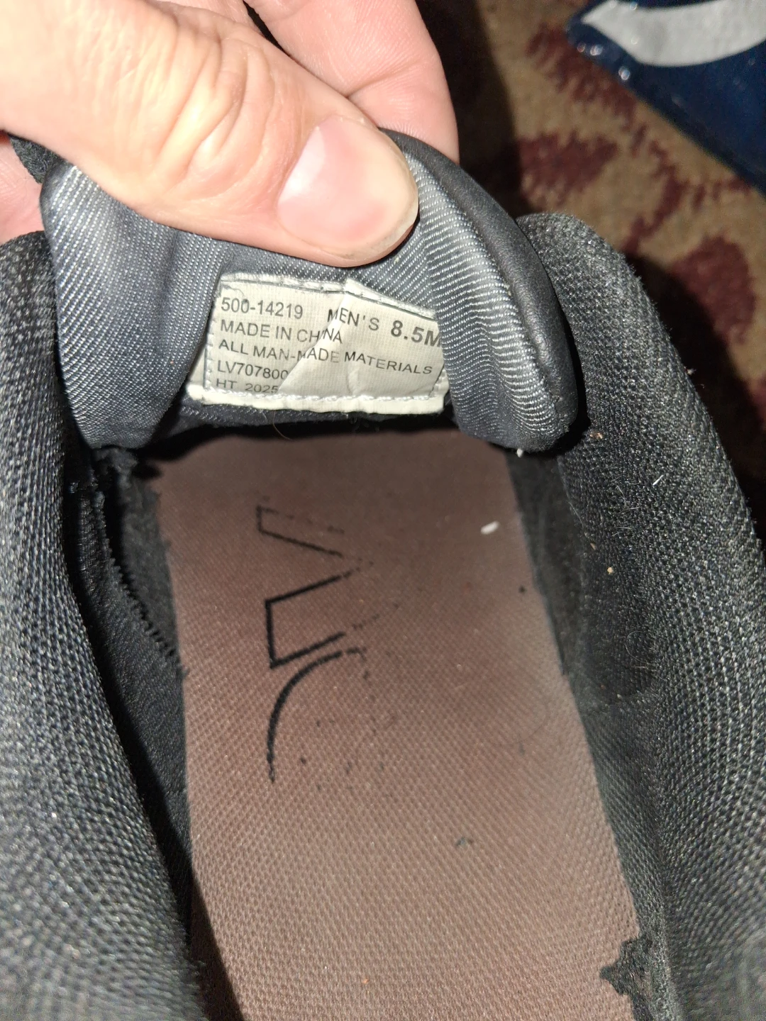 Levi's Men's Black Sneakers Size 8.5M - photo 2