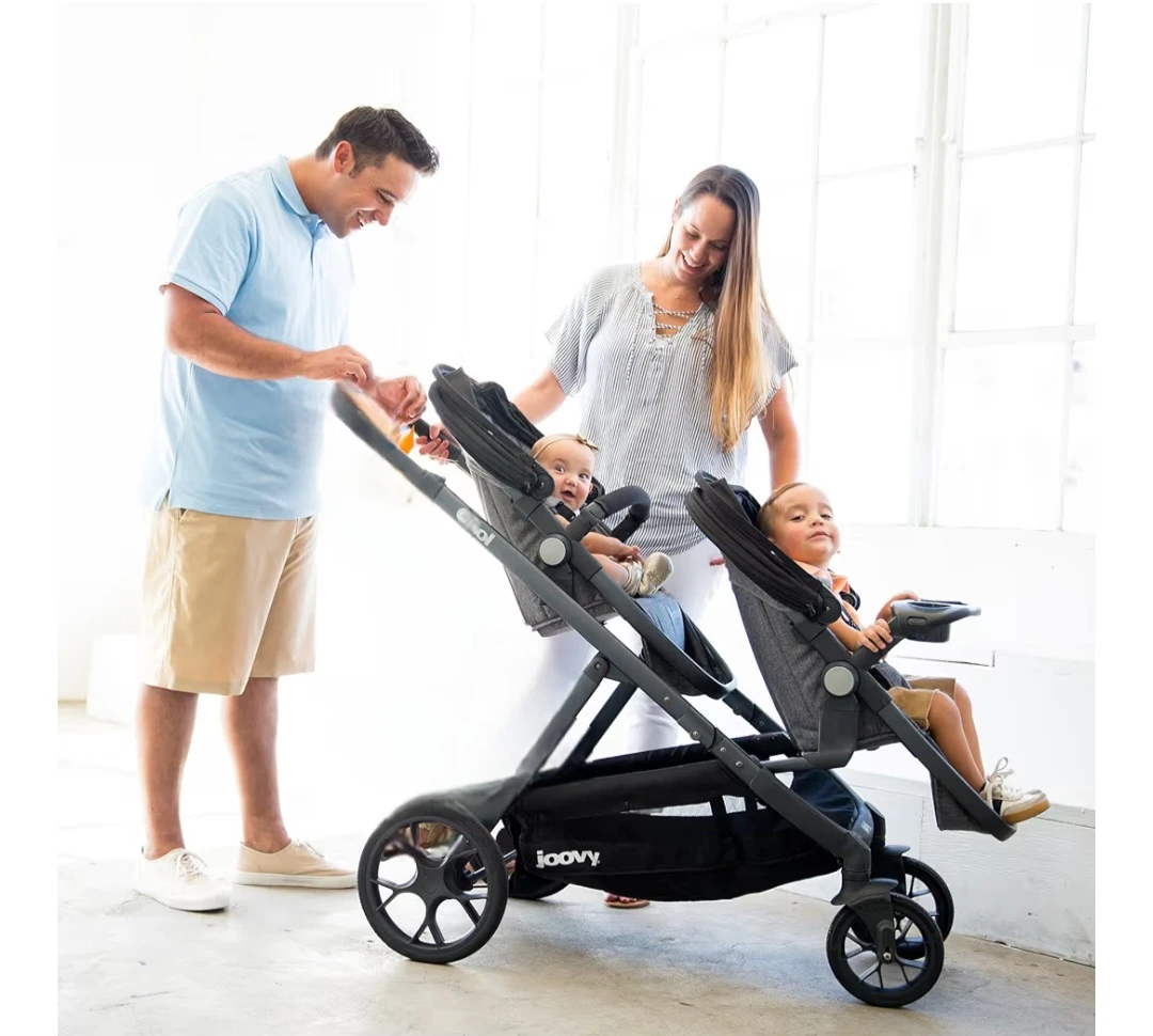 Joovy Double Stroller in Charcoal - photo 2