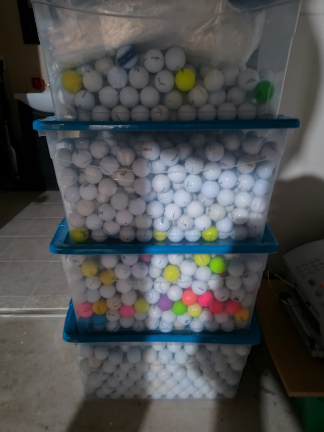 Mixed Golf Balls