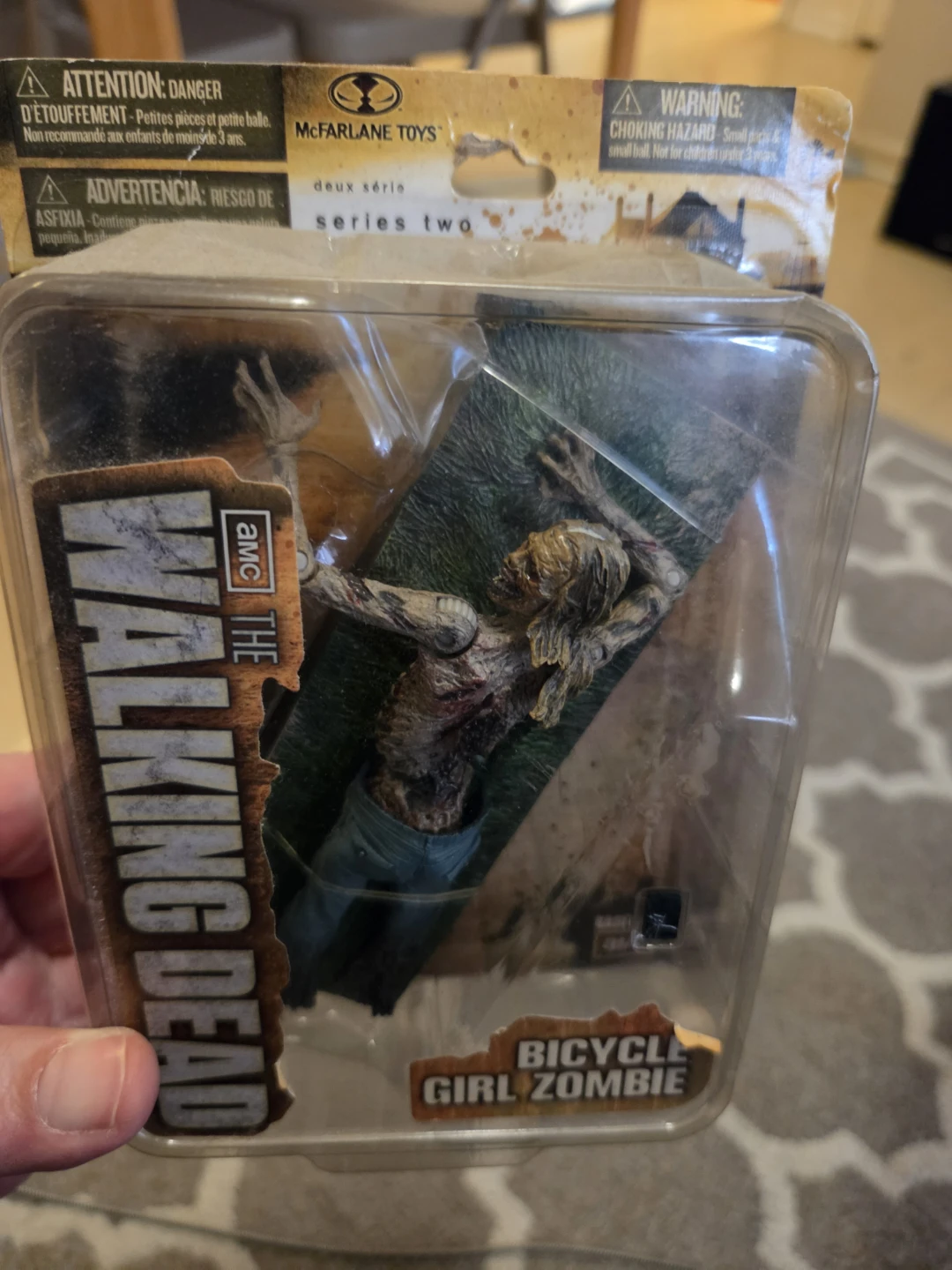 The Walking Dead McFarlane Toys Series Two Bicycle Girl Zombie - photo 2