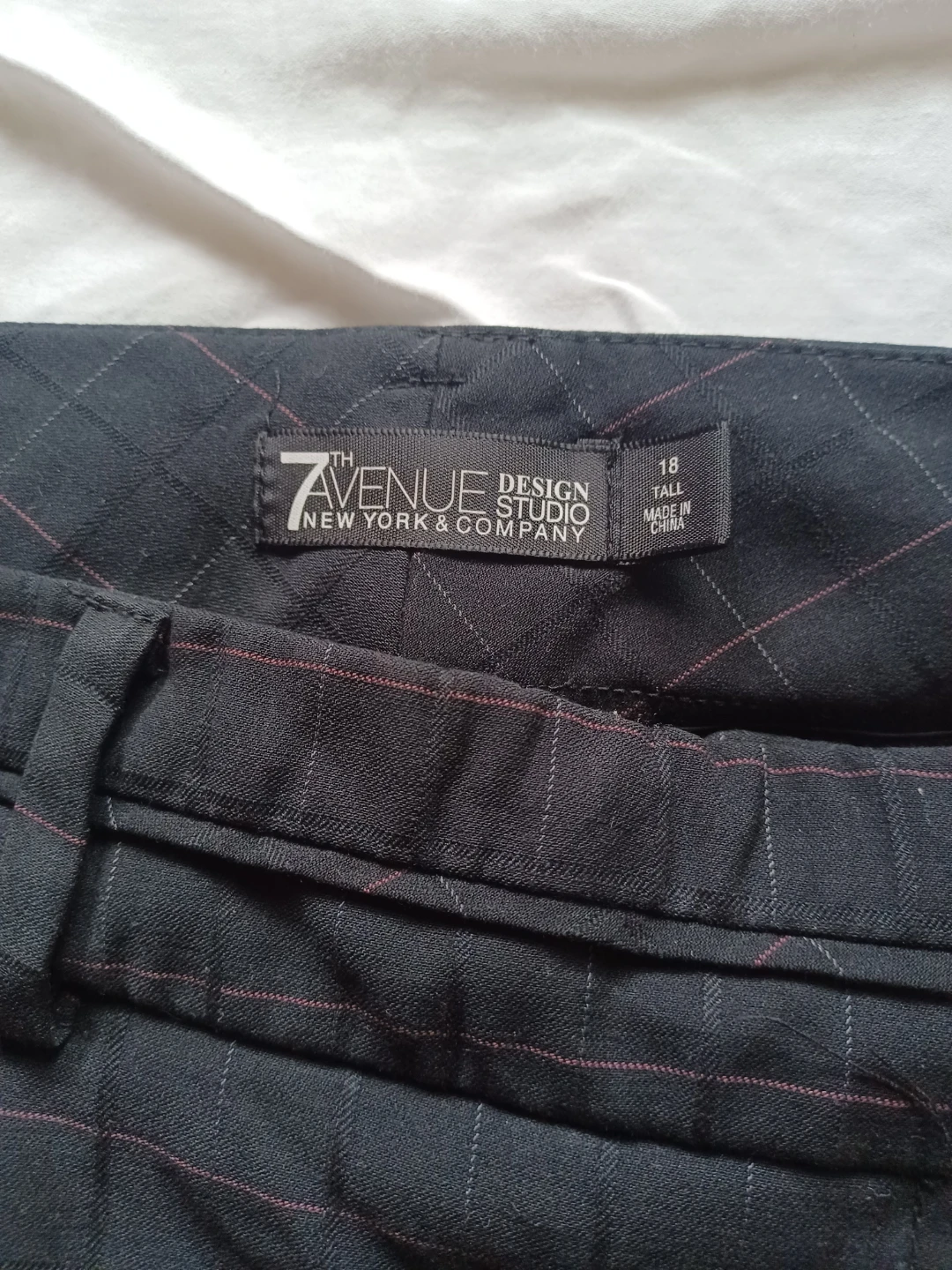 7th Avenue Design Studio New York & Company Plaid Flare Pants - photo 2