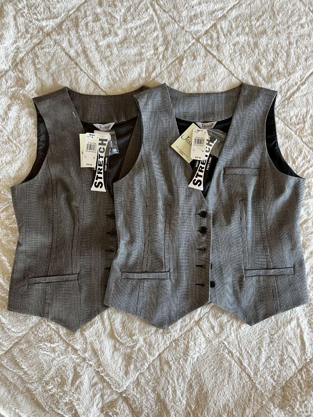 Jessica Women's Plaid Vest