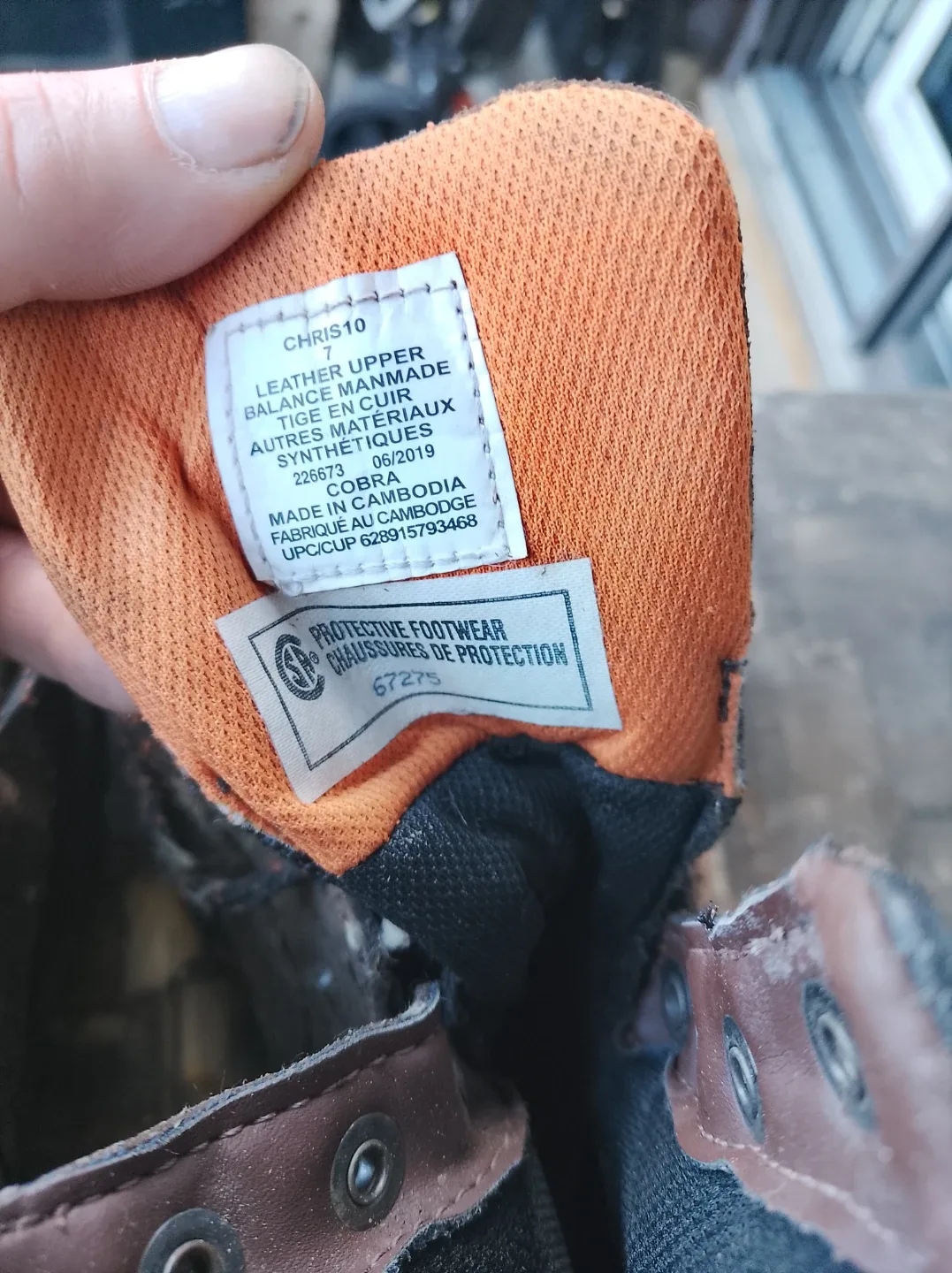 Workload Safety Boots Size 7 - photo 2