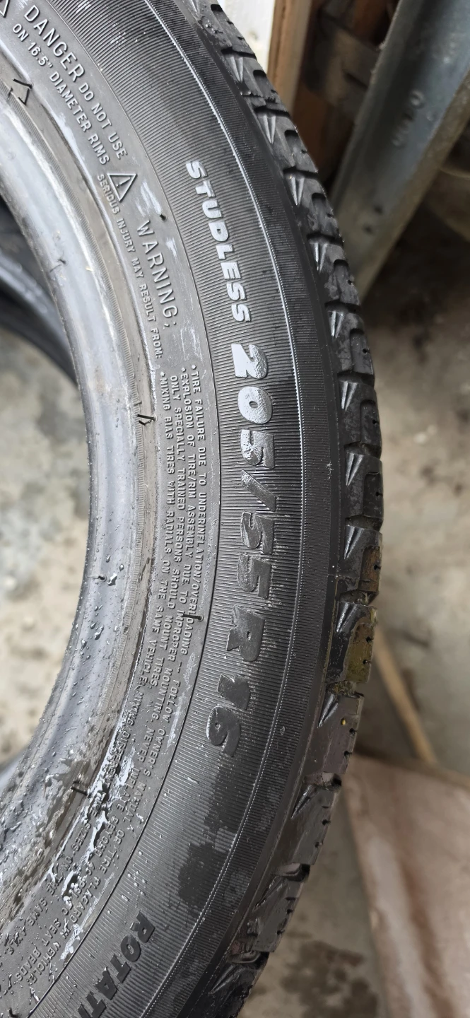 2 Michelin 205/55R16 Studless Winter Tires - photo 3