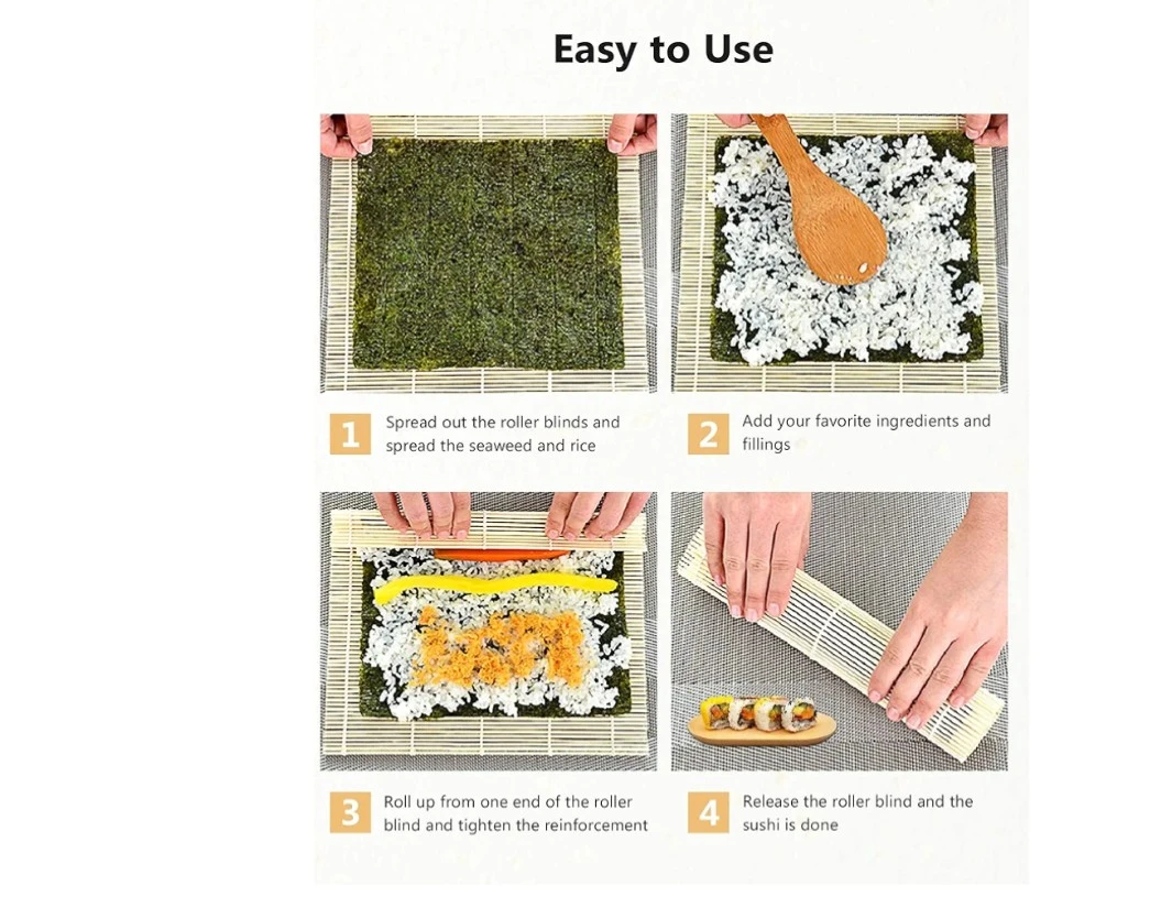 1 Piece Bamboo Sushi Roll Mat