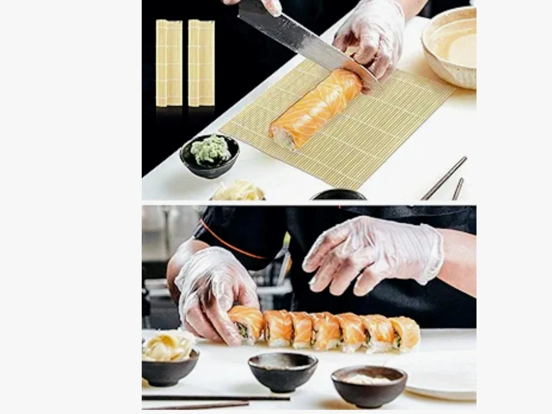 1 Piece Bamboo Sushi Roll Mat - photo 2
