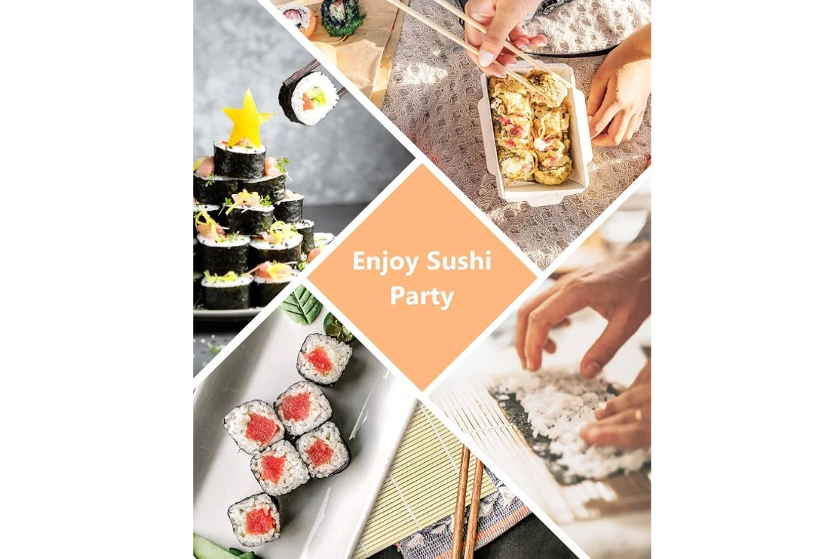 1 Piece Bamboo Sushi Roll Mat - photo 3