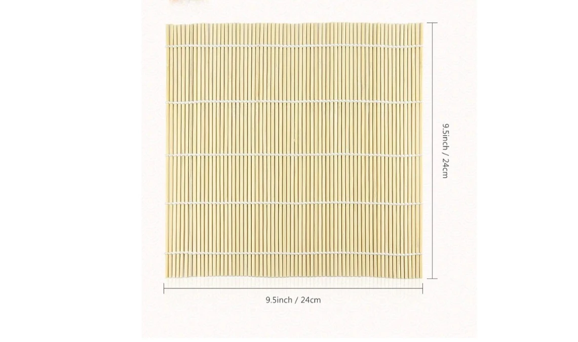 1 Piece Bamboo Sushi Roll Mat - photo 5