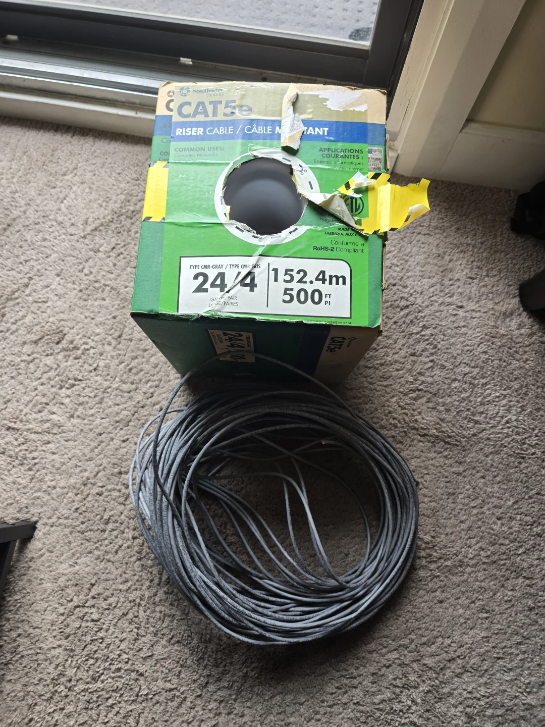 Southwire CAT5e RISER CABLE