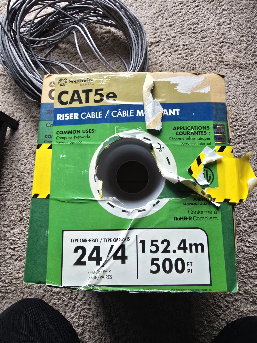 Southwire CAT5e RISER CABLE - photo 2