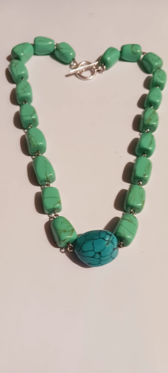 Beautiful Beaded Necklace with Toggle Clasp - photo 5