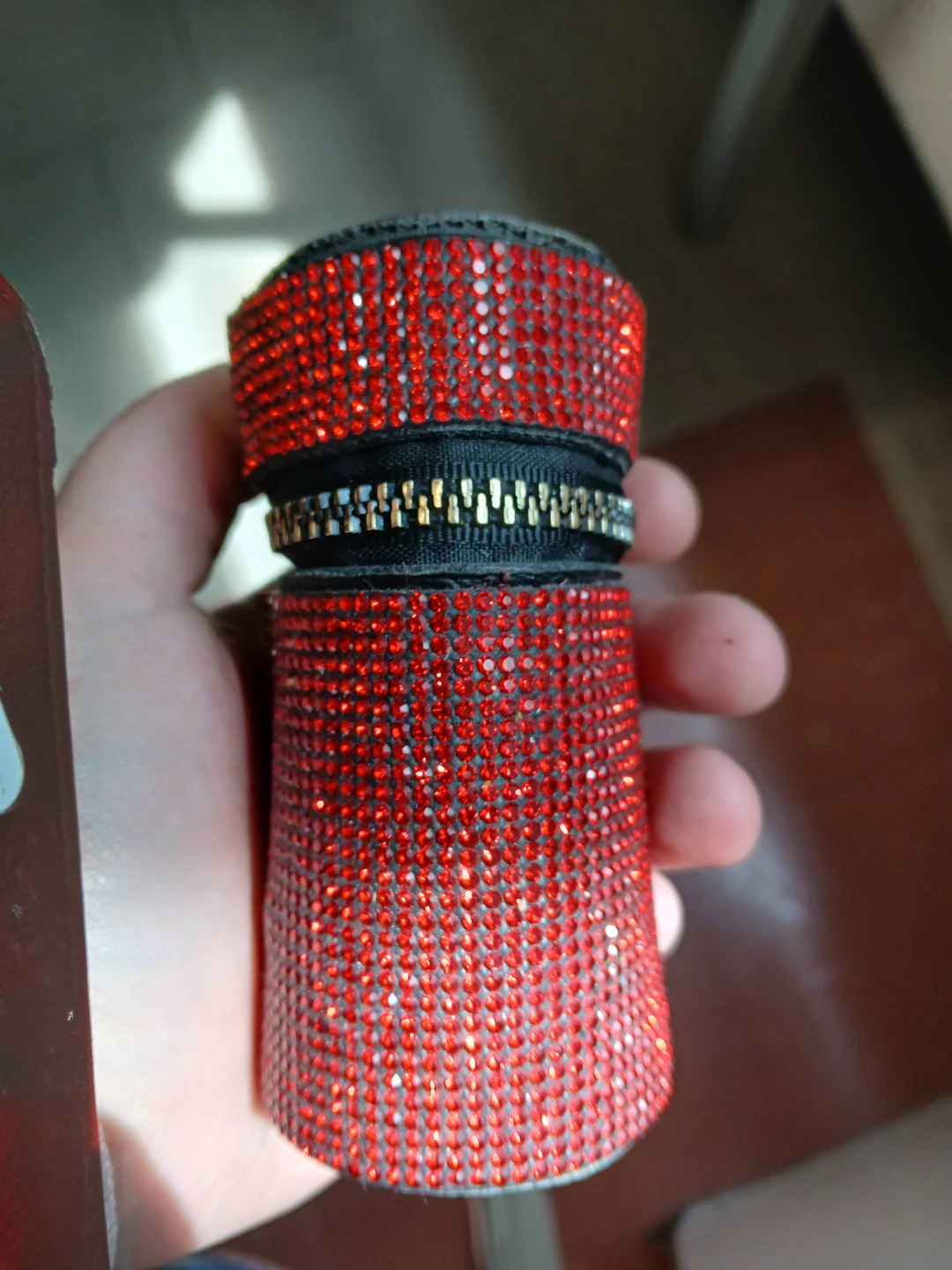 Red Rhinestone Mini Purse - photo 2