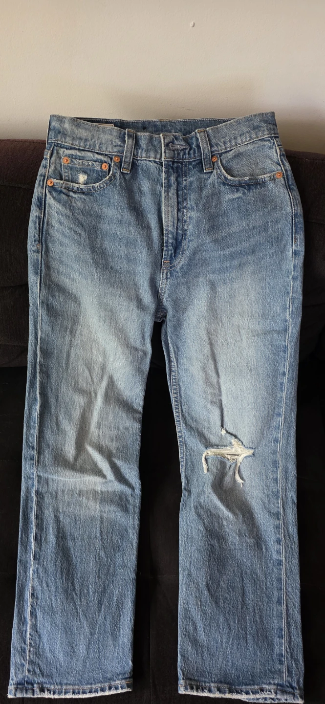 GAP Women's Cheeky Straight Sky High Jeans Size 27 - photo 2