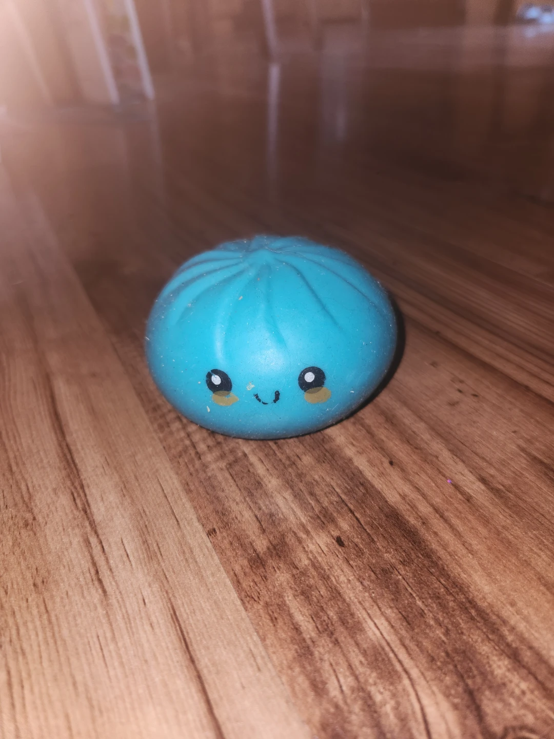 Real blue dumpling squishy