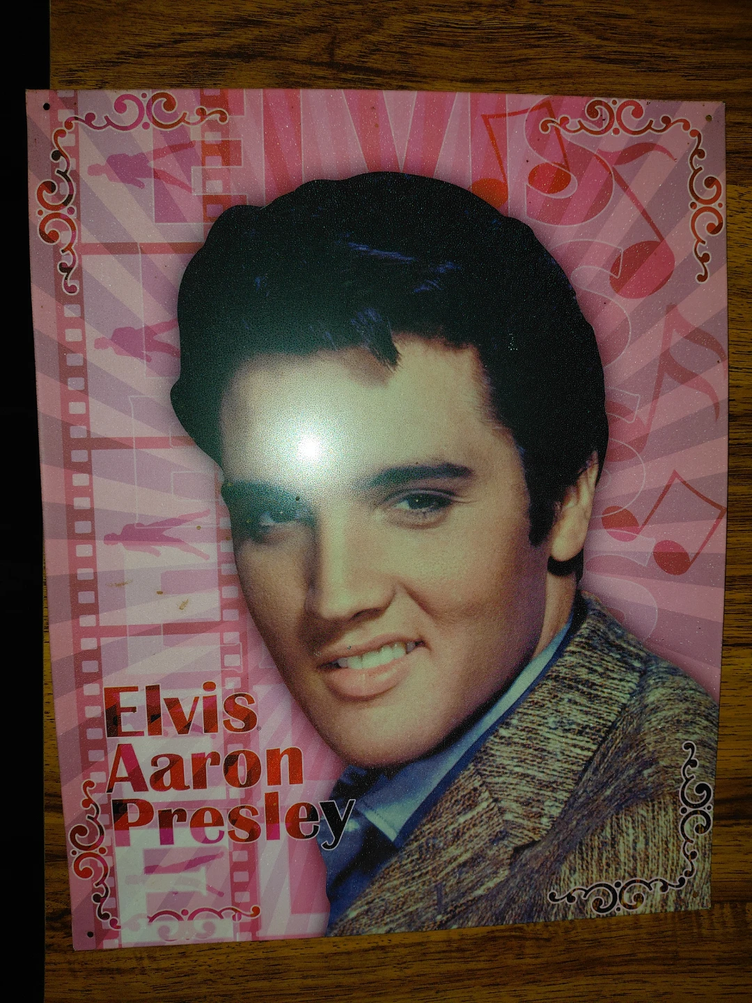 Elvis Aaron Presley Tin Sign