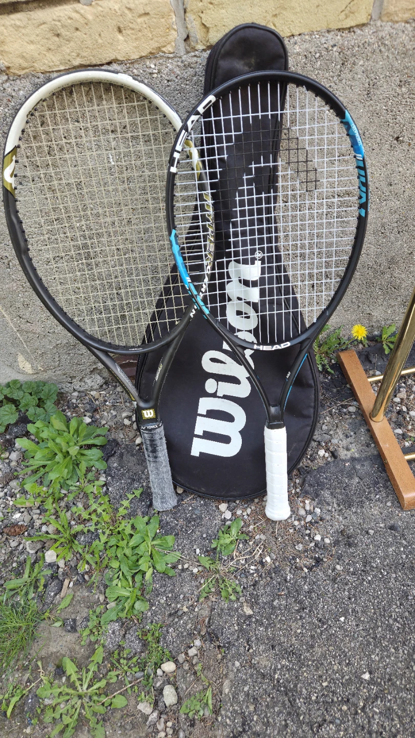 Set of 2 Tennis Racquets with Wilson Carry Bag - photo 2