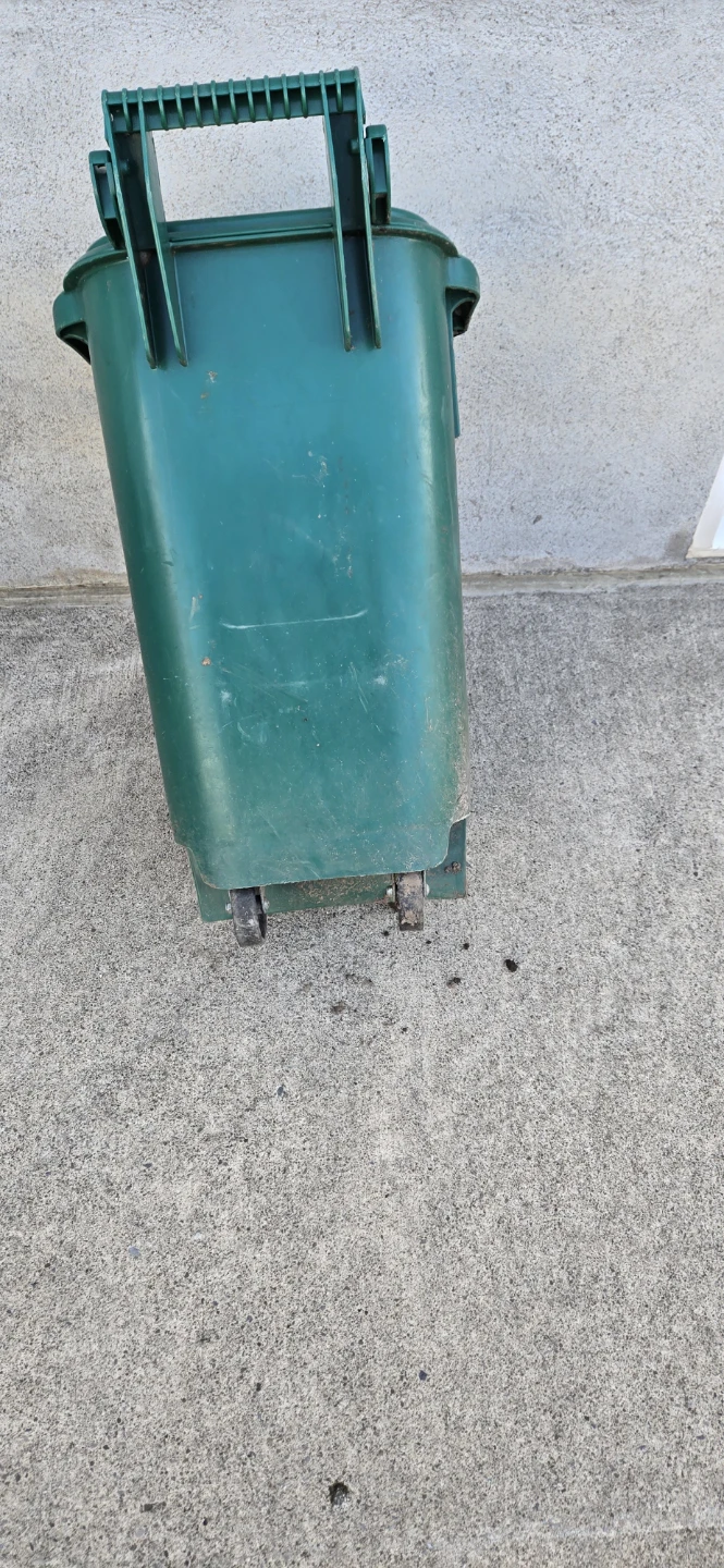 Green Rolling Garbage Bin with Toronto Logo - photo 2